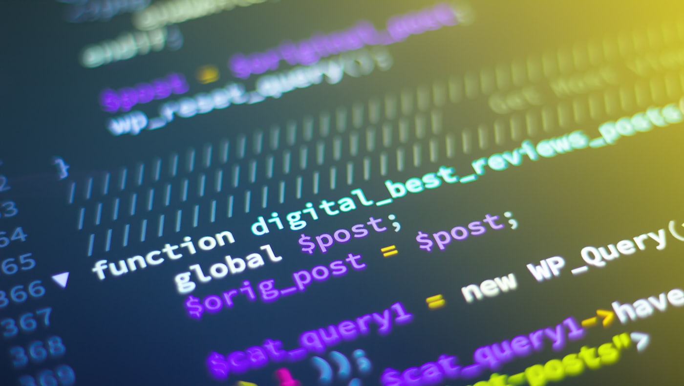 Lines of code on a screen, representing clipboard-hijacking malware
